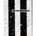 thumbnail image 5 of Pack of 2 Outdoor Pillow Covers, Black and White Stripe Waterproof Square Throw Pillowcase Cushion Decorative Pillow Covers for Couch Patio Tent, 18x18 in, 5 of 6