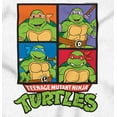 thumbnail image 2 of TMNT Ninja Turtles Cartoon Squares Romper Boys or Girls Infant Baby Brisco Brands 12M, 2 of 6