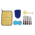 thumbnail image 1 of Kit de cepillo detallado de coches, cepillo de aire acondicionado para rueda automotriz, esponja para encerar, almohadilla de limpieza, guante, 10 Uds. Jadeshay  A, 1 of 9