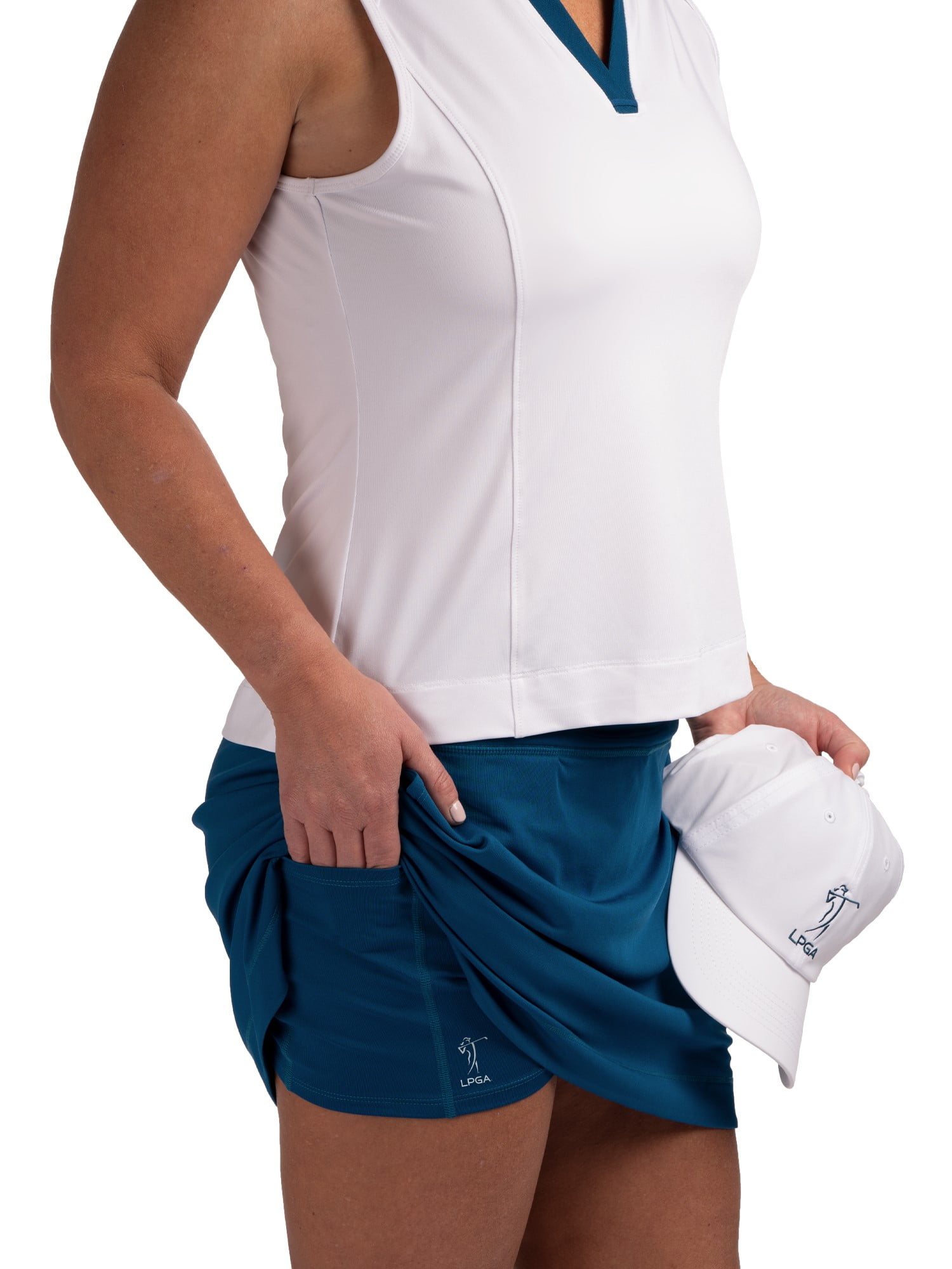 (4 pack) LPGA Women's Tour Golf Hat in White