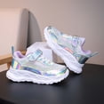 thumbnail image 4 of Liyamei Breathable Mesh Sneakers For Girls With Sparkling Lightweight Comfortable Running Shoes For All Seasons Girls Running Shoes Size 2.5, 4 of 4