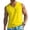 Yellow_010, variant on Mens Tank Tops Casual Stylish Sleeveless V Neck Tank Top Summer Wide Shoulder Strap Sports Running Basketball Classic Fit Vest Yellow S