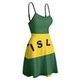 thumbnail image 5 of Exotic fficial Flag of The Leeward Islands (Society Islands) Women's Sling Dress Funny Geek Clubs W, 5 of 6