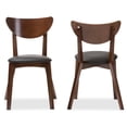 thumbnail image 2 of Pemberly Row Modern Wood Dining Chair in Dark Walnut (Set of 2), 2 of 5