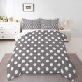 thumbnail image 2 of Erosebridal Polka Dots Bedding Queen Comforter Set, Geometry Down Comforter, Modern Simple Decor, Breathable 3-Piece, 2 of 8