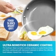 thumbnail image 4 of Gotham Steel Ocean Cookware, 3 Piece Set, Aqua Blue, 4 of 6