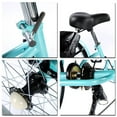 thumbnail image 2 of Patikuin 3 Wheel Bikes for Adults, 7 Speed Tricycles for Adults 26 Inch, Adult Tricycles for Women Men with Dual Chain, Large Rear Basket and Bag, Adult Trikes for Shopping, Beach and City, Red, 2 of 6