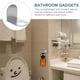 thumbnail image 5 of 2 ganchos adhesivos para botellas de baño, de acero inoxidable, para colgar en la pared del champú., 5 of 7