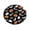 A002- Style C, variant on Halloween Round Placemat 15 Inch Jack O Lantern Ghost Skull Web Decorative Table Mat for Home Kitchen Dining Party Holiday Fall Season Tabletop Decor
