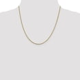 thumbnail image 2 of 14k Yellow Gold 1.5mm Cyclone Chain Necklace Pendant Charm Cris Cros, 2 of 9