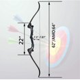 thumbnail image 3 of 64" Takedown Recurve Bow Metal Riser 30-60Lbs Right Handed for Archery Hunting, 3 of 7