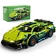 thumbnail image 1 of Set de construcción de auto QiqoPoyee 1:18 modelo verde MOC, 1 of 7
