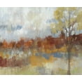 thumbnail image 2 of Goldberger, Jennifer 23x20 Black Ornate Wood Framed with Double Matting Museum Art Print Titled - Sienna Field II, 2 of 4