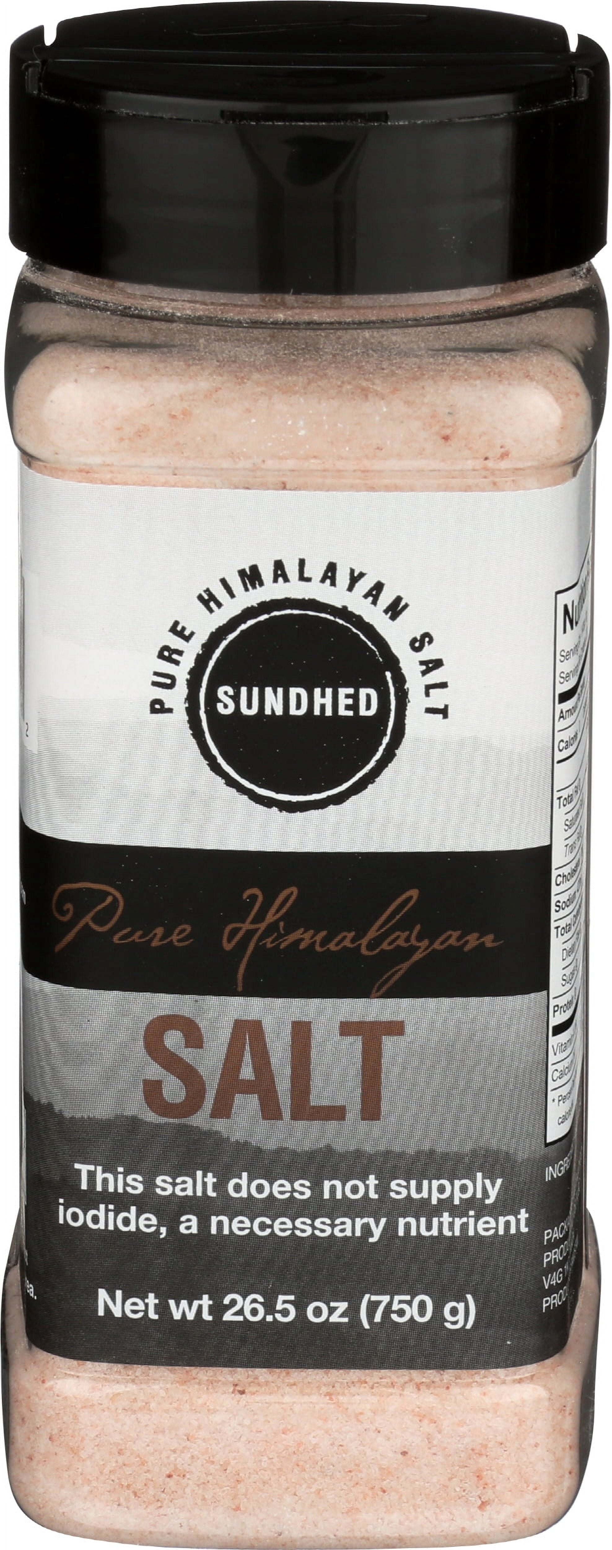 Pack of 6, Sundhed Pure Himalayan Salt, 26.5 oz