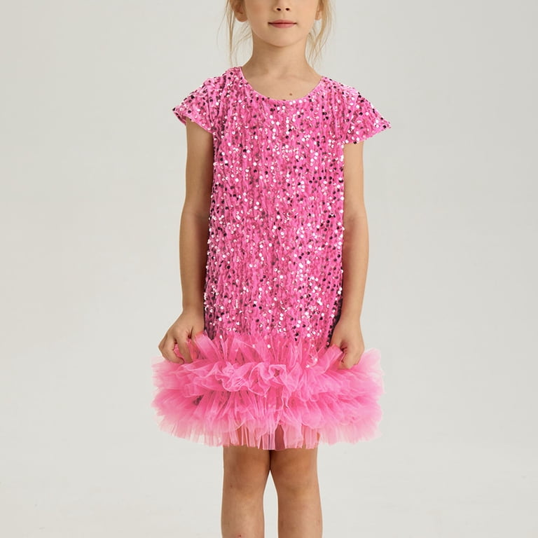 childrens sequin dress Girls Sequin Dresses | Pleated & Maxi Sequin Dresses