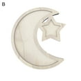 thumbnail image 2 of Visland Wooden Moon and Star Eid Mubarak Ramadan Decoration for Home Islamic Muslim Party Ramadan Kareem Gifts Eid Al Adha Food Tray, 2 of 6