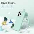 thumbnail image 2 of Funda de teléfono ORNARTO compatible con iPhone 16 Pro 6.3 - Verde menta, 2 of 6