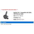 thumbnail image 2 of Ignition Coil - Compatible with 2008 - 2009 Mercury Sable, 2 of 2