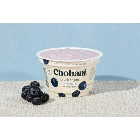 Chobani Non Fat Blueberry Greek Yogurt, 5.3 Ounce -- 12 per case