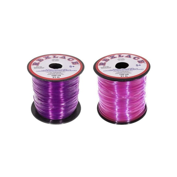 The Beadsmith Rexlace Multicolor Bundle Packs – 100 Yards of Each Color (Sugar Plum)