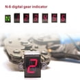thumbnail image 2 of Lefu LED Motorcycle Gear Indicator N-6 Speed Shift Clutch Lever Gauge Part Universal, 2 of 6