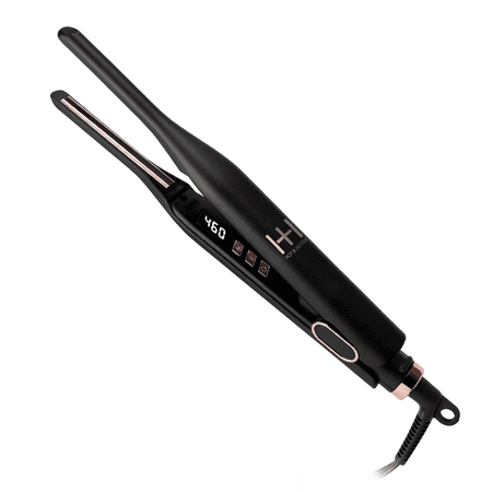 HOT & HOTTER NANO TITANIUM DIGITAL PENCIL FLAT IRON 3/10 INCH BLACK