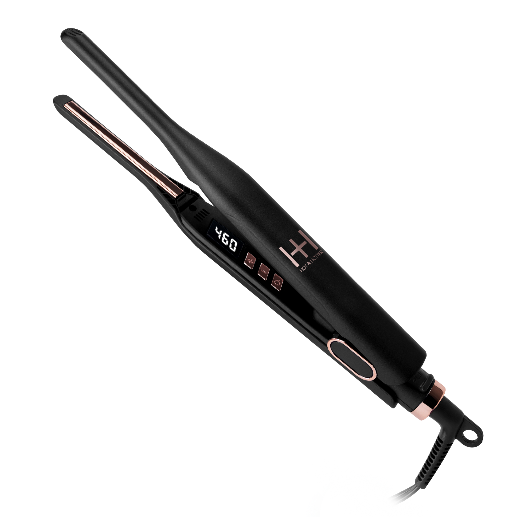 Hot & Hotter Nano Titanium Digital Pencil Flat Iron, Black photo 6