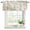 Green Pink Beige, variant on Pink Purple Flower Curtain Valances for Windows, Kitchen Valance Window Treatments Panel 2 Pack, Spring Vintage Country Floral Leaf Plant Rod Pocket Short Curtains for Bathroom Bedroom 42 x 12 Inch