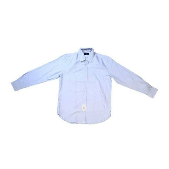 Button Down Dress Shirt Blue Light Blue - XMI 16 - 34/35