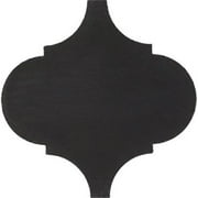 Original Mission Tile C-101 8X8 8 x 8 in. Cement Tiles, Arabesque Black - Box of 12