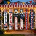 thumbnail image 6 of 250th Anniversary USA Flag Patriotic Hanging Banner Set America Independence Day Porch Decor Vertical Flags 71x12in, 6 of 6