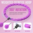 thumbnail image 4 of Smart Fitness Hula Hoop for Weight Loss with Massage Spikes and 28 Adjustable Tires for Multiple Colors CIRCLE, 4 of 4