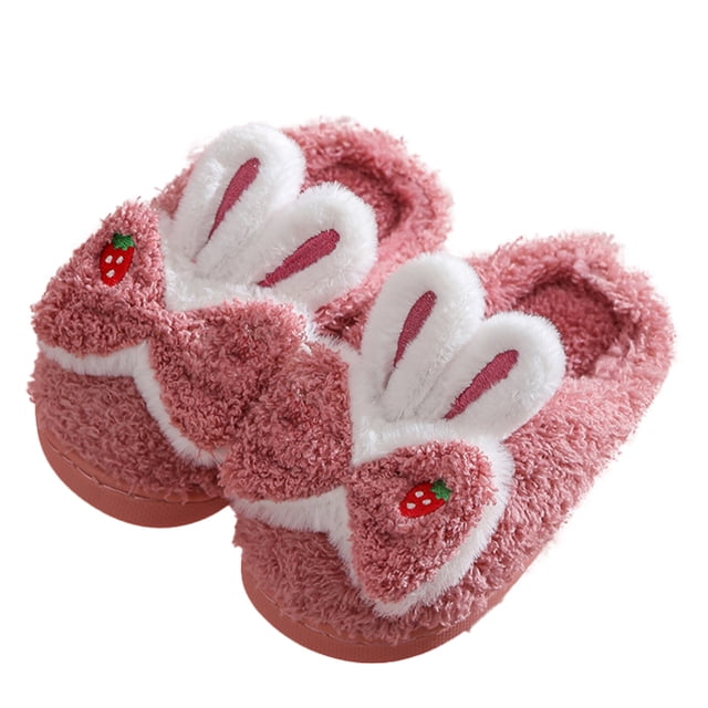 Pantoufles Douillettes pour Filles, Pantoufles Mignonnes pour la Maison Pantoufles d'Intérieur Pantoufles Confortables, Pantoufle d'Hiver en Coton