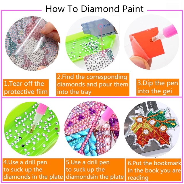 Cuadros Decorativos 5D Bookmark Beginner Arts Crafts DIY Hojas de arce para adultos y niños (SQ14-6) Ndcxsfigh Nuevos Originales