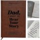 thumbnail image 1 of I Want to Hear Your Story Notebook Wrapped Hardback, Black Gold Foil Lettering Guided Journal Father To Share His Life, 1 of 3