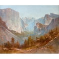 thumbnail image 2 of Thomas Hill 17x15 Black Ornate Wood Framed Double Matted Museum Art Print Titled - Yosemite Valley from Inspiration Point (1897), 2 of 5
