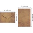 thumbnail image 2 of YSTIANN 10PCS Vintage Gift Card Envelopes, Elegant Rose & Four-Leaf Design for Christmas Cards & Wedding Invitations, Retro Style Envelopes for Greetings & Keepsakes WJ85-4528, 2 of 6