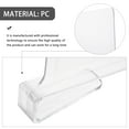 thumbnail image 4 of Transparent Clothing Board Storage Drawers Clear Shelves Plastic Clothes Separator Dividers Shelf Organizer, 4 of 6