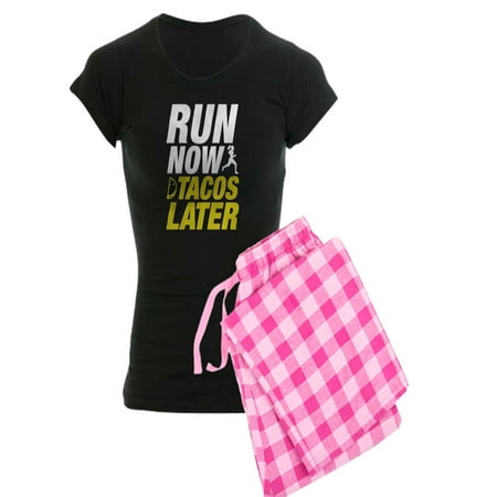 

CafePress - Run Now Tacos Later - Women s Dark Pajamas