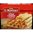 thumbnail image 1 of El Monterey Frozen Steak & Cheese Taquitos, Steak & Cheese Taquito, 1 of 6