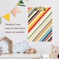 thumbnail image 4 of FORMRS Acrylic Clipboard with Low Profile Clip Standard A4 Letter Size, 12.5" x 9", Striped Pattern, 4 of 8