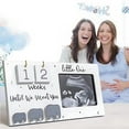 thumbnail image 2 of Birth Milestones Photo Frame Wooden Ultrasonics Image Frame and Countdown Week Photo Frame Decoration, 2 of 7
