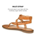 thumbnail image 6 of Journee Collection Womens Tangie Tru Comfort Foam Multi Strap Flat Sandals, 6 of 7