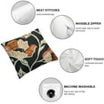 thumbnail image 6 of nygtbtfer Black and Beige Pillow Covers , Neutral Plant Decorative Throw Pillow Cover, Abstract Flower Plant for Sofa Bed Girls Room Home Decor Reversible Pillowcase White, 6 of 7