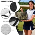 thumbnail image 6 of SEANATIVE Golf Cart Seat Covers Universal Golf Cart Seat Towel Blanket with 4 Front Pockets, Wear-resistant Club Car Accessories Fits for EZGO, Yamaha, Camo Hunting Forest, 6 of 7