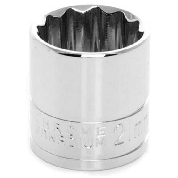 Wilmar W38821 3/8" Drive 12-Point Socket, 21Mm