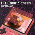 thumbnail image 2 of FVBADE[30000 in 1 R40S PRO Handheld Game Console 3.5 inch IPS Screen Mini Retro Console 3800mAh Portable Pocket Arcade 45+ Mainstream Emulator 256G TF Card Transparent.(Red), 2 of 5