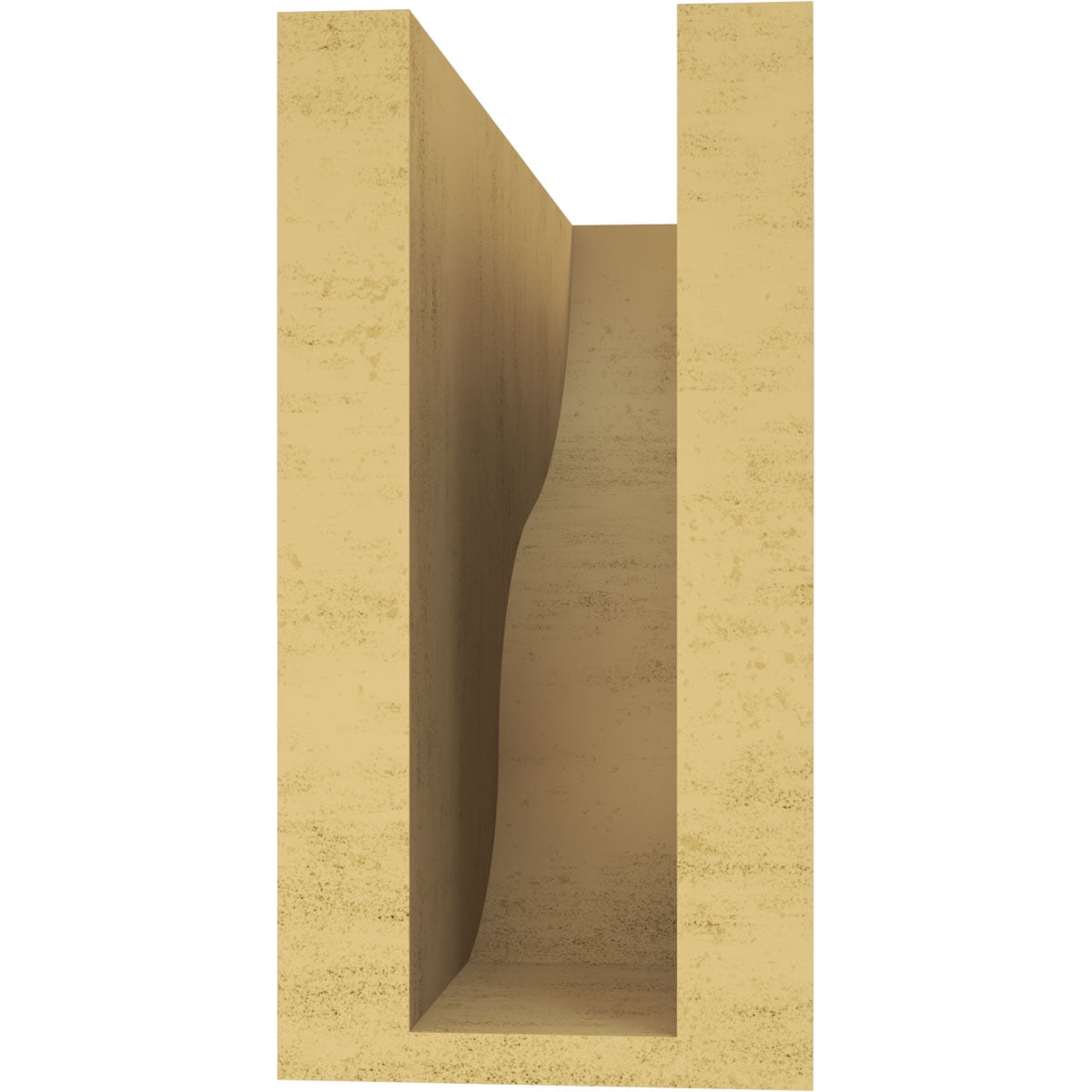 4"W x 12"D x 8"H Classic Greensboro Rough Cedar Woodgrain TimberThane Corbel, Primed Tan