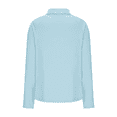 thumbnail image 2 of Ahabrexf Sun Protection Shirts for Girls Boys Solid Color Long Sleeve Top 4 15 Years Size, 2 of 5