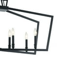 thumbnail image 4 of 43494BK Kichler Lighting Abbotswell - 8 Light Linear Chandelier - with Traditional inspirations - 20.25 inches tall by 12.75 inches wide-Black Finish, 4 of 4